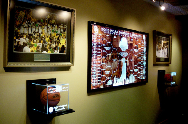 Baylor Women's Basketball - Locker Room Displays